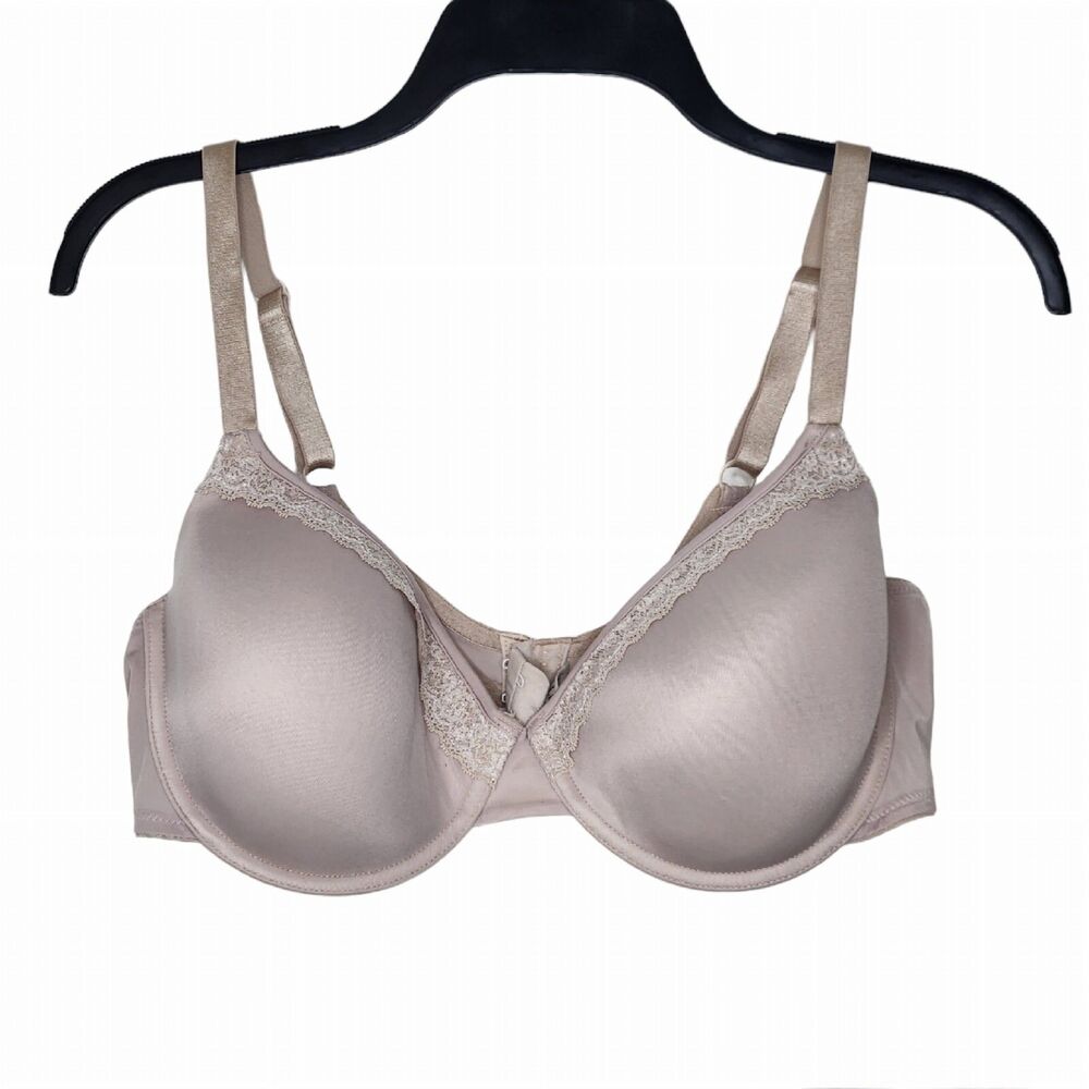Ellen Tracy Women's 38D Everyday T-Shirt Underwire Mink In Good Condition